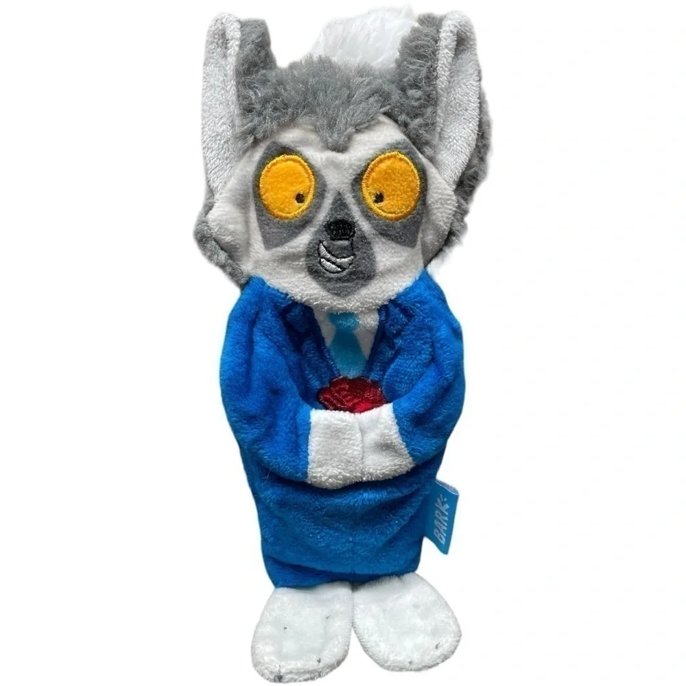 HTF Bark Dog Toy The Bachelemur The Bachelor Squeak Crinkle Hidden Surprise 9 in